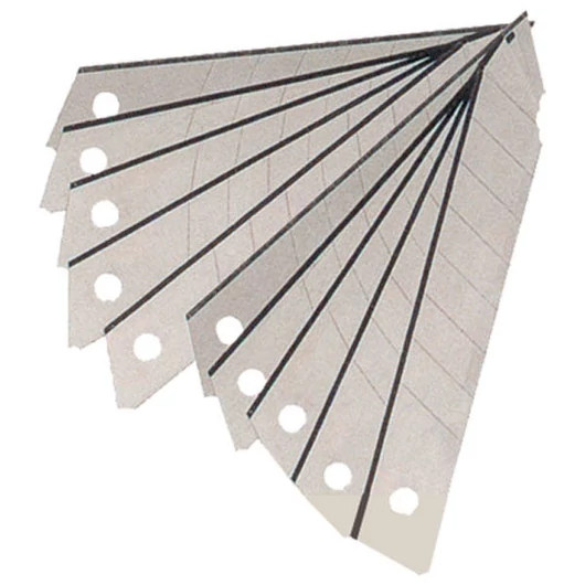 Pengék tapétavágó késhez, 18mm, 10db, törhető; (9129, 80036, 80037, 80039, 80041, 80044, 80049, 80035 80055 típusokhoz)