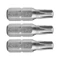 Behajtóhegy TORX, 3 db, S2 acél; T 27×25mm, bliszteren