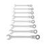 Kép 4/7 - Racsnis csillag-villáskulcs készlet - 8,10,13,14,15,17,19, 21 mm - flexibilis fejjel