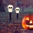 Kép 1/5 - Led-es szolár lámpa - halloween - koponya