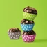 Kép 1/2 - Muffin papír szett - kockás - 100 db / csomag