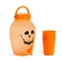 Kép 1/3 - Italadagoló csappal, műanyag pohárszettel - halloweeni tök - 4,4 l