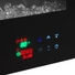 Kép 15/17 - Elektromos beépíthető kandalló - hősugárzó + RGB LED - 91 x 15 x 48 cm