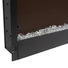 Kép 8/17 - Elektromos beépíthető kandalló - hősugárzó + RGB LED - 91 x 15 x 48 cm