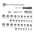 Kép 2/3 - Kreator dugókulcs készlet 3 / 8" 39 részes KRT500103