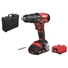 Kép 1/9 - SKIL RED DD1E3008GA akkus fúró-csavarbehajtó 1x2,0Ah  20 V + koffer
