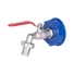 Kép 1/2 - STR csap készlet IBC tartályhoz 3 / 4"- 1" + 60mm műanyag szűkítő (256930)