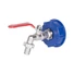 Kép 1/2 - STR csap készlet IBC tartályhoz 1 / 2"- 3 / 4" + 60mm műanyag szűkítő (256929)