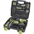 Kép 1/7 - Akkus fúrócsavarozó, 12V, Li-ion, 1db 1300 mAh akku + 46 db szerszámkészlet