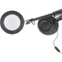 Kép 12/18 - Nagyító LED lámpa, asztali, 7 W COB, 2400 Lm, 5× nagyítás; mechanikusan állítható rögzítés, USB töltőkábel