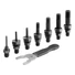 Kép 4/8 - Adapter  klt. fúrógéphez, POP-NUT szegecsanyákhoz, 6 db, M3-M4-M5-M6-M8-M10-M12; 8 mm (5/16") hatszög befogás, FORTUM
