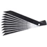 Kép 1/2 - Pótpenge 10 db, fekete, tripla vágóéllel; 9×100×0,7mm, SK2 acél, HRC > 67, lézeres élezés