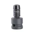 Kép 2/3 - Adapter, impakt 1/4" BIT-ek gépi befogásához, 1/2" gépi befogás, gyorskioldóval, CrMoV, hossz: 49 mm