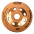 Kép 2/4 - Gyémántcsiszoló korong; 125mm×22,2mm, Turbo/lamellás jellegű