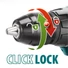 Kép 7/11 - Akkus fúrócsavarozó + akkus ütvecsavarozó, 14,4 V (Max. 16,6V), Li-ion, 2db akku, 1db töltő, 2000 mAh, 120/33 Nm