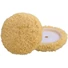 Kép 1/4 - Polírkorong, báránybőr (gyapjú), egyrétegű, kevert, T180, 190 mm; tengely: 22 mm + 150 mm tépőzáras