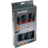 Kép 2/3 - Csavarhúzó klt., 6db; lapos:3×75,5×100 és 6,5×125mm, PH0×60,PH1×100 és PH2×150,  CV., mágneses