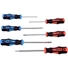 Kép 1/2 - Csavarhúzó klt., 6db; lapos:3×75, 5,5×100 és 6,5×125mm, PH0×60, PH1×100 és PH2×125, CV., mágneses, papír tartóban