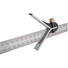 Kép 2/9 - Asztalos kombinált derékszög/vízmérték/vonalzó, többfunkciós, 300 mm, ALU/Inox, mm beosztás, 0°-45°-90° beosztás