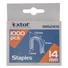 Kép 2/2 - U-szeg profi tűzőgéphez 7,55×0,52×1,2mm ; 14mm, 1000db, használható: 4770704, 8851110 és 8851112 tűzőgéphez