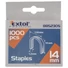 Kép 1/2 - U-szeg profi tűzőgéphez 7,55×0,52×1,2mm ; 14mm, 1000db, használható: 4770704, 8851110 és 8851112 tűzőgéphez