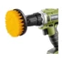 Kép 3/4 - Nylon csiszoló kefe klt. 4 db; 1/4"×25 mm csap, fúrógépbe fogható