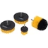Kép 1/4 - Nylon csiszoló kefe klt. 4 db; 1/4"×25 mm csap, fúrógépbe fogható